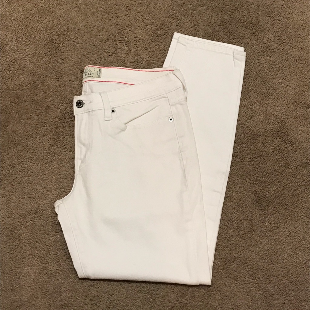 Lucky Brand White Skinny Jeans